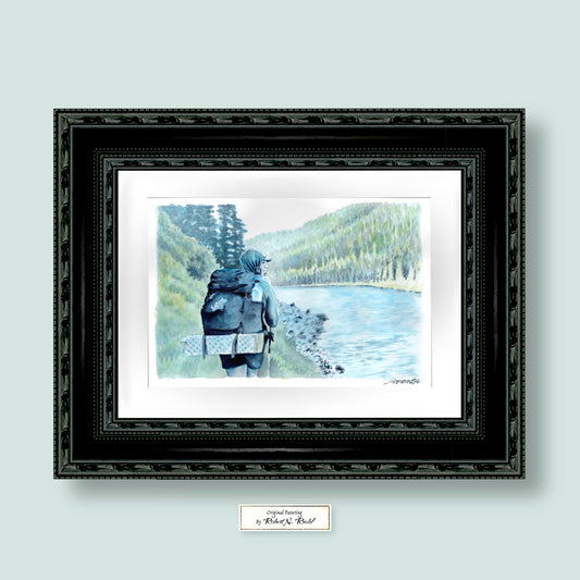 "Almost There" -Artist's Original  | Original Hand-Painted Watercolor from the Pacific Crest Trail
