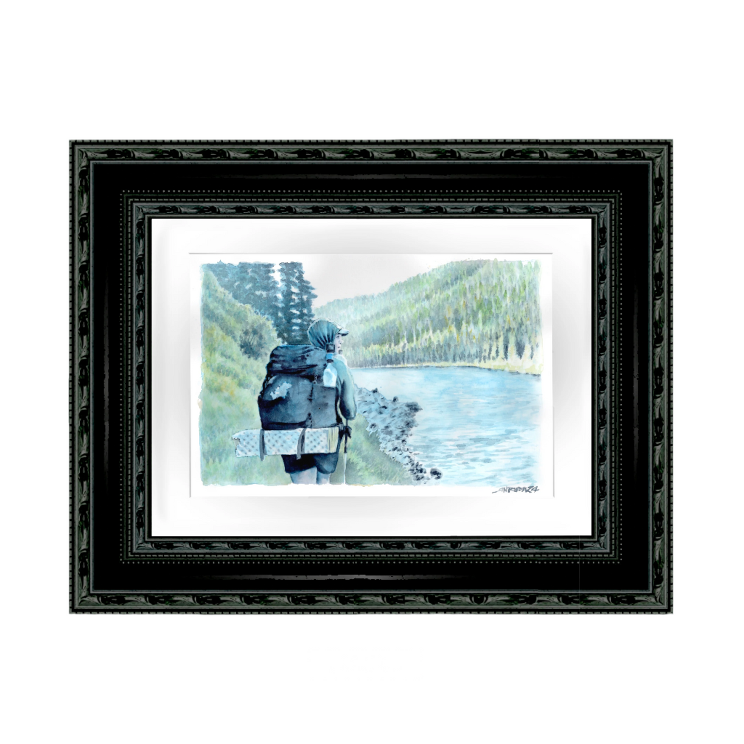 "Almost There" -Artist's Original  | Original Hand-Painted Watercolor from the Pacific Crest Trail