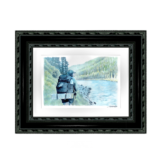 "Almost There" -Artist's Original  | Original Hand-Painted Watercolor from the Pacific Crest Trail