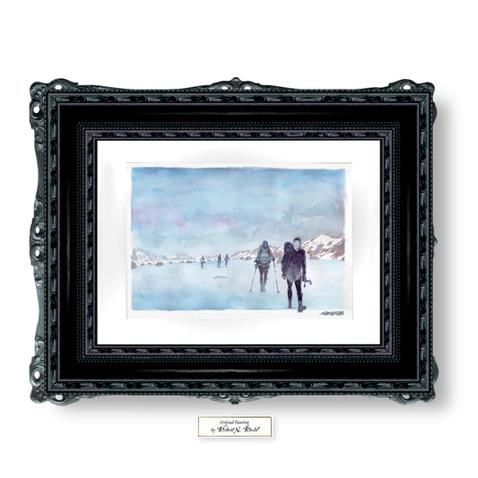 "Approach to Forester" - Artist's Original | Original Watercolor of Pacific Crest Trail Ascent of Forester Pass