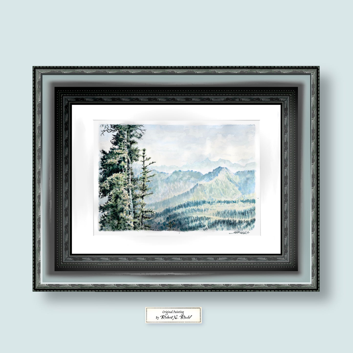 -SOLD - Artist's Original  "Onwards to Hart's Pass"