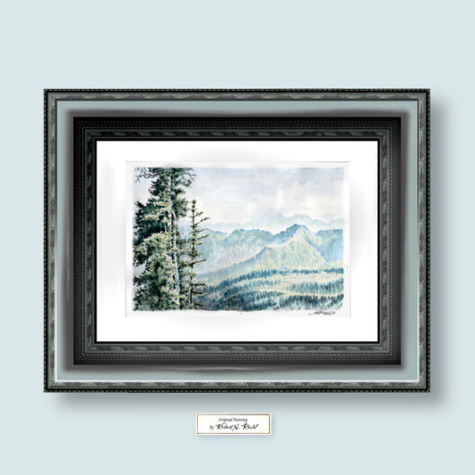 -SOLD - Artist's Original  "Onwards to Hart's Pass"