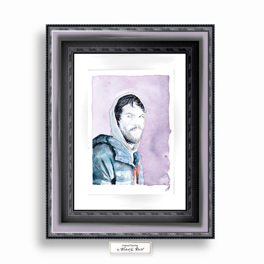 "Birdcall" - Artist's Original | Original PCT Self-Portrait Watercolor"