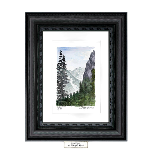"View from Lone Pine" - Artist's Original | Pacific Crest Trail Original | Lone Pine, California