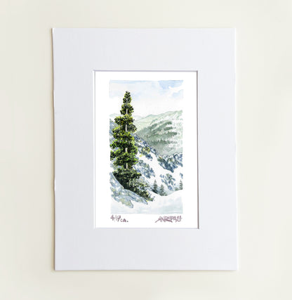 ““Apache Pass” - 8x10 Watercolor Print |   Pacific Crest Trail Inspired Art