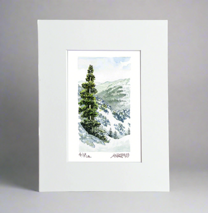 ““Apache Pass” - 8x10 Watercolor Print |   Pacific Crest Trail Inspired Art
