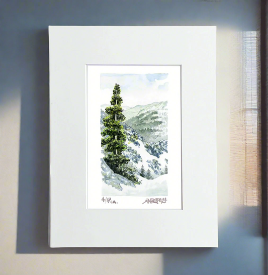 ““Apache Pass” - 8x10 Watercolor Print |   Pacific Crest Trail Inspired Art