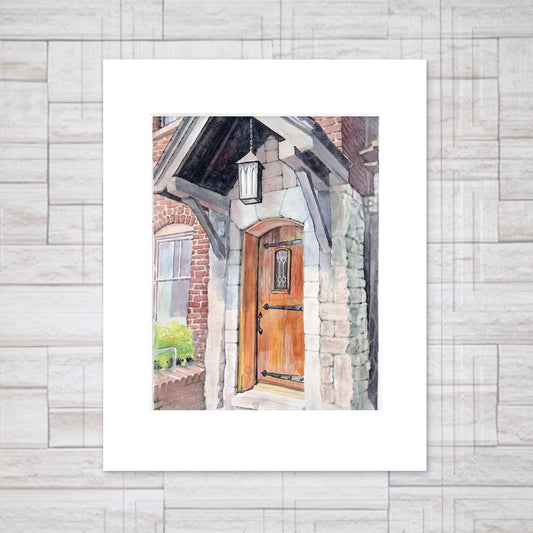 "Doorways of Chattanooga" - 11x14 Watercolor Print | Tennessee Inspired Art