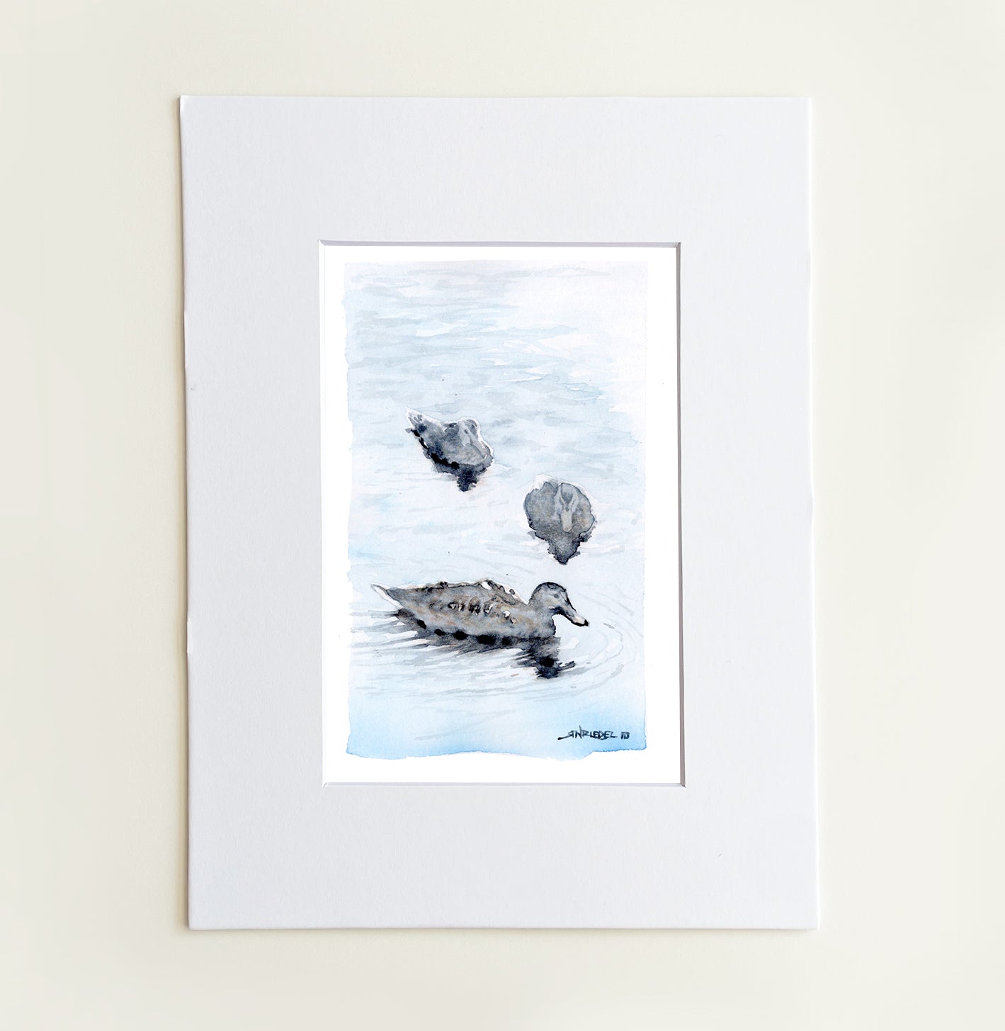 "Rangeley Ducks” - 8x10 Watercolor Print | Appalachian Trail Inspired Art