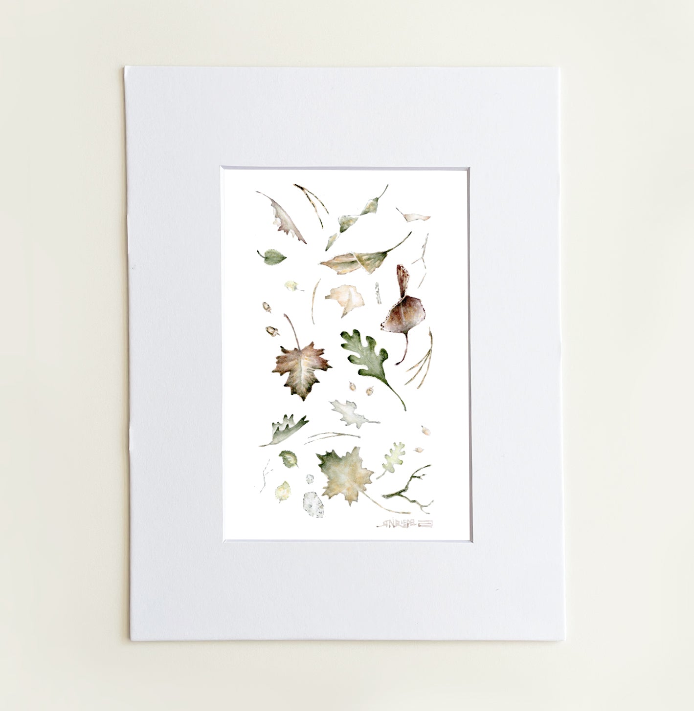 "Fall” - 8x10 Watercolor Print | Appalachian Trail Inspired Art