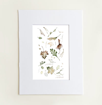 "Fall” - 8x10 Watercolor Print | Appalachian Trail Inspired Art