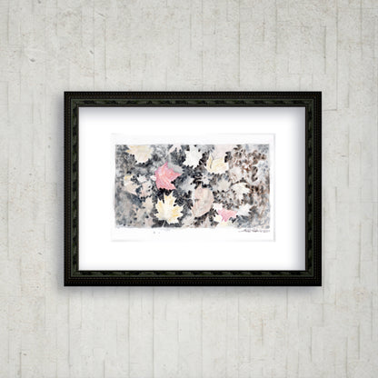 "Fallen Color" - Artist's Original Watercolor  | Appalachian Trail Thru Hikers Art