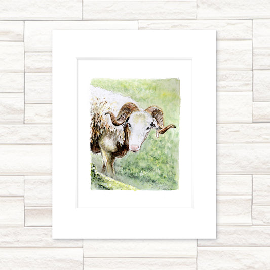 "French Countryside" - 11x14 Watercolor Print | In the French Countryside | Nature & France inspired Art