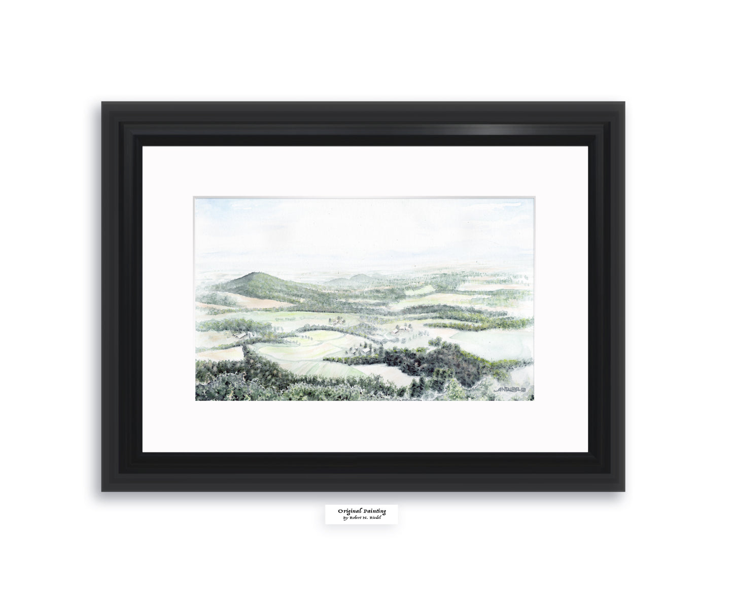 "Pinnacle Overlook (PA)" - Artist's Original Watercolor  | Appalachian Trail Thru Hikers Art