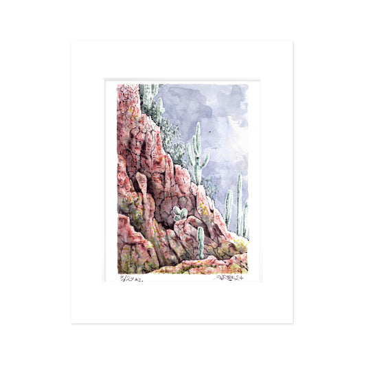 "Remember This - 11x14 Watercolor Print |  Watercolor Print,  PCT | Pacific Crest Trail Inspired Art